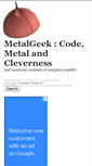 Mobile Screenshot of metalgeek.com